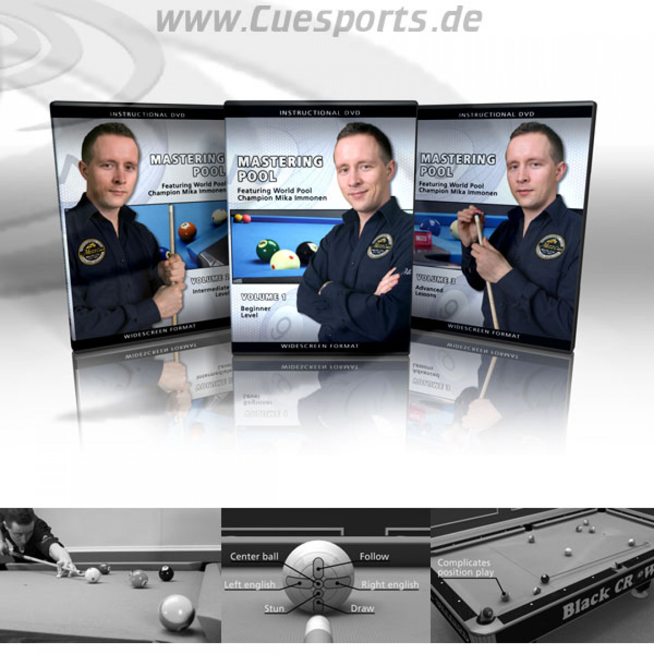 Mastering Poolbillard DVD 1-3