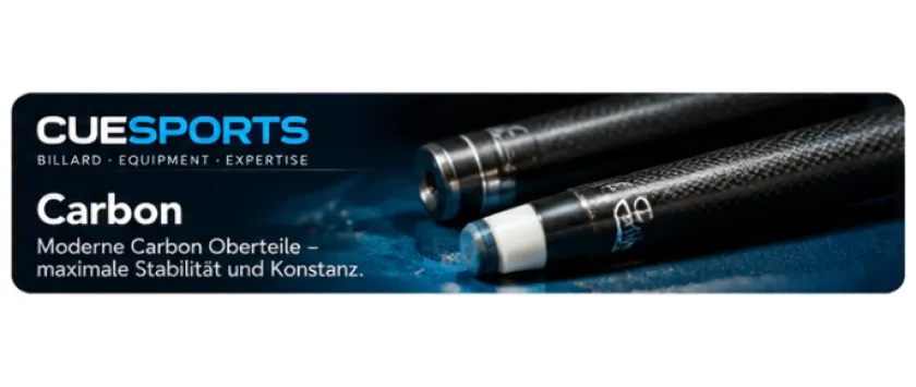 Carbon fibre cue shafts