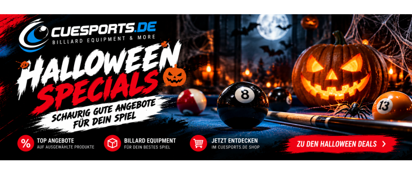 Halloween 2026 – Billard Angebote | CUESPORTS.de