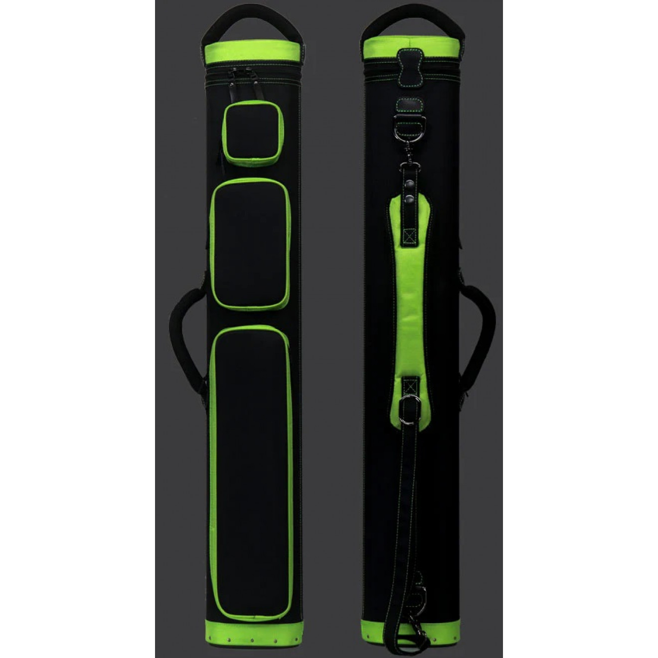 JB Ultimate Rugged schwarz - grün 3x6 Pool Cue Case