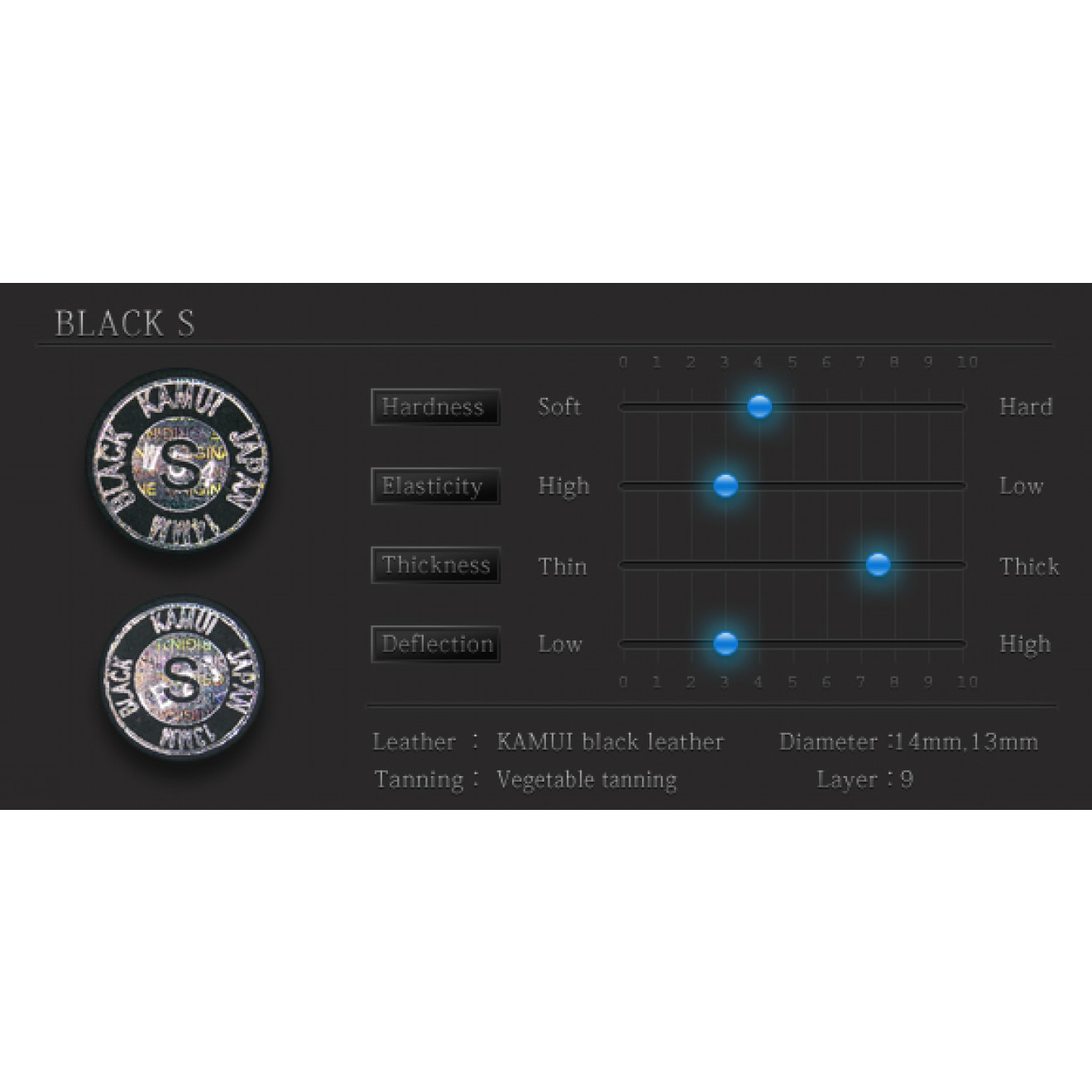 KAMUI Black soft 14mm