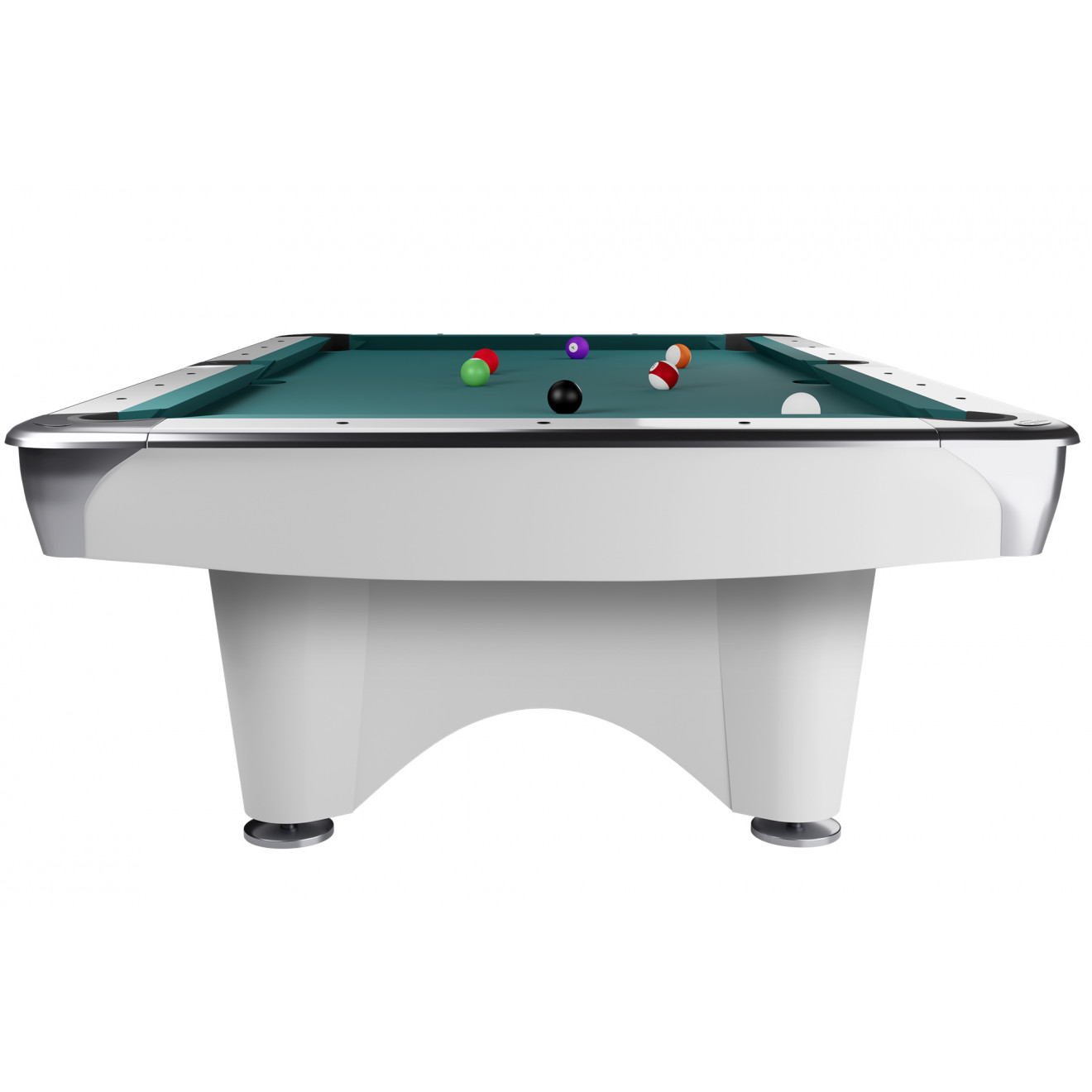 Poolbillardtisch Dynamic 3, 9ft  WEISS