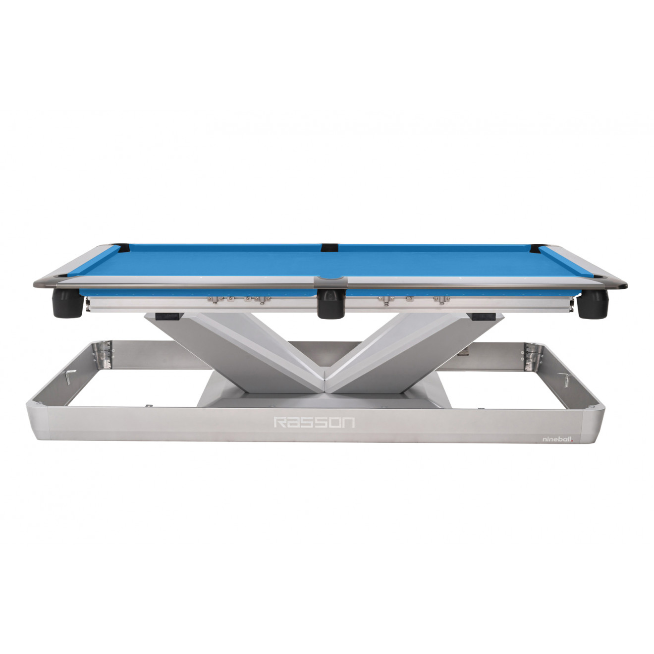 Billardtisch, Rasson Victory III, silber