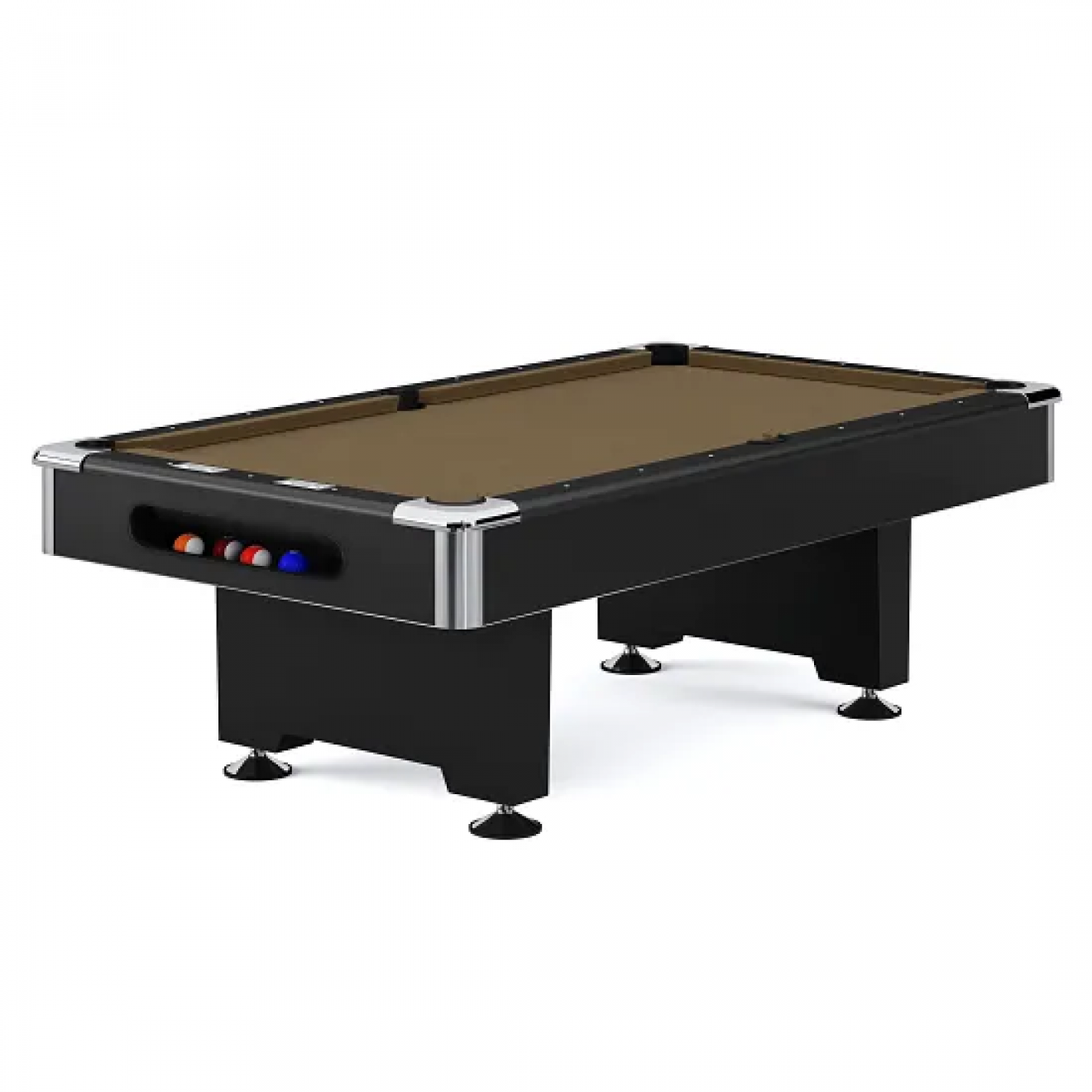Billardtisch POOL Pro Club 8ft. schwarz - camel