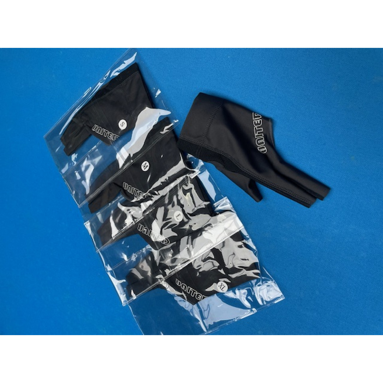 United, Billard Handschuh, Linke Hand, schwarz-grau