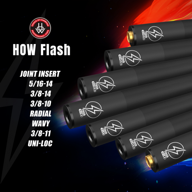 HOW FLASH Carbon  shaft @cuesports.de