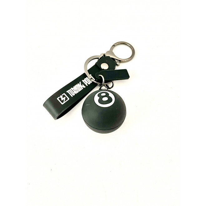 8-Ball Billard Key Chain
