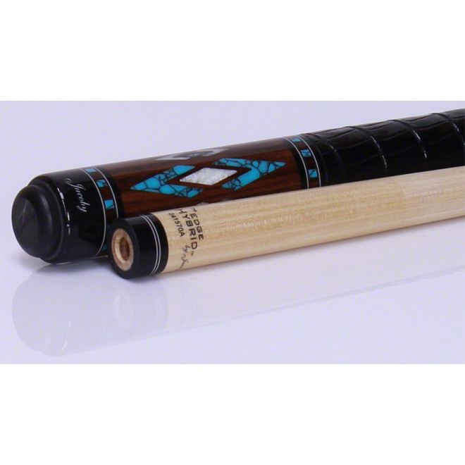 Jacoby HB5 Birdseye Maple Turquoise Poolbillard Queue