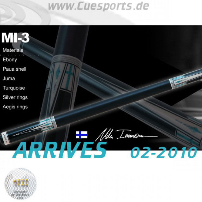 Mezz MI-3 billard Queue mit WX Sigma Oberteil @ www.cuesports.de