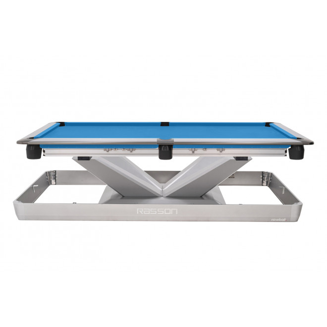 Billardtisch, Rasson Victory III, silber