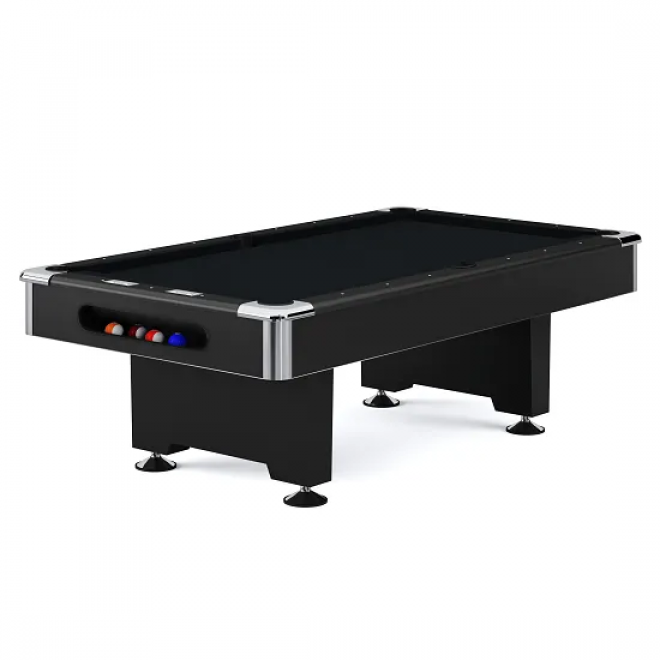Billardtisch POOL Pro Club 8ft. schwarz - schwarz