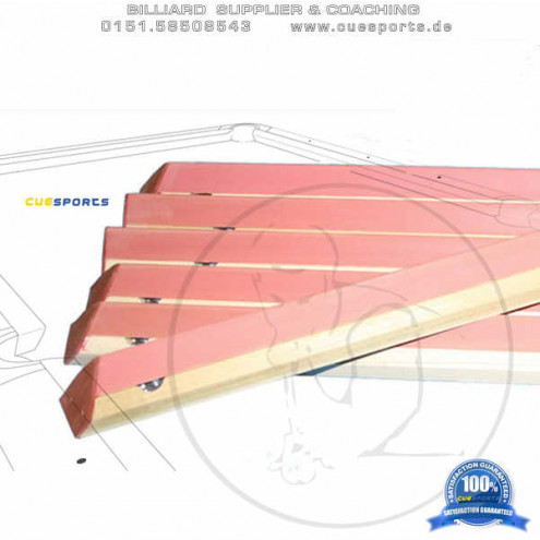 Billard Bandengummi Master Pro K55 Set 6 bis 9 Fuß